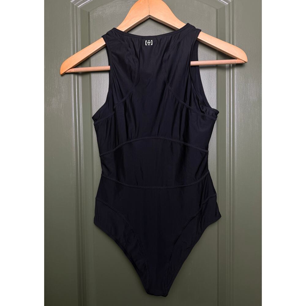 NWT Wolford Active Flow Bodysuit Quick Drying Gym Workout Performance Black XS
